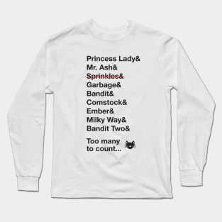 Angela Martin's Cats Long Sleeve T-Shirt